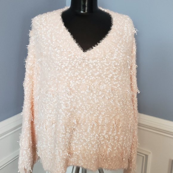 Super Soft Knitted Popcorn Pullover Sweater - Picture 2 of 7